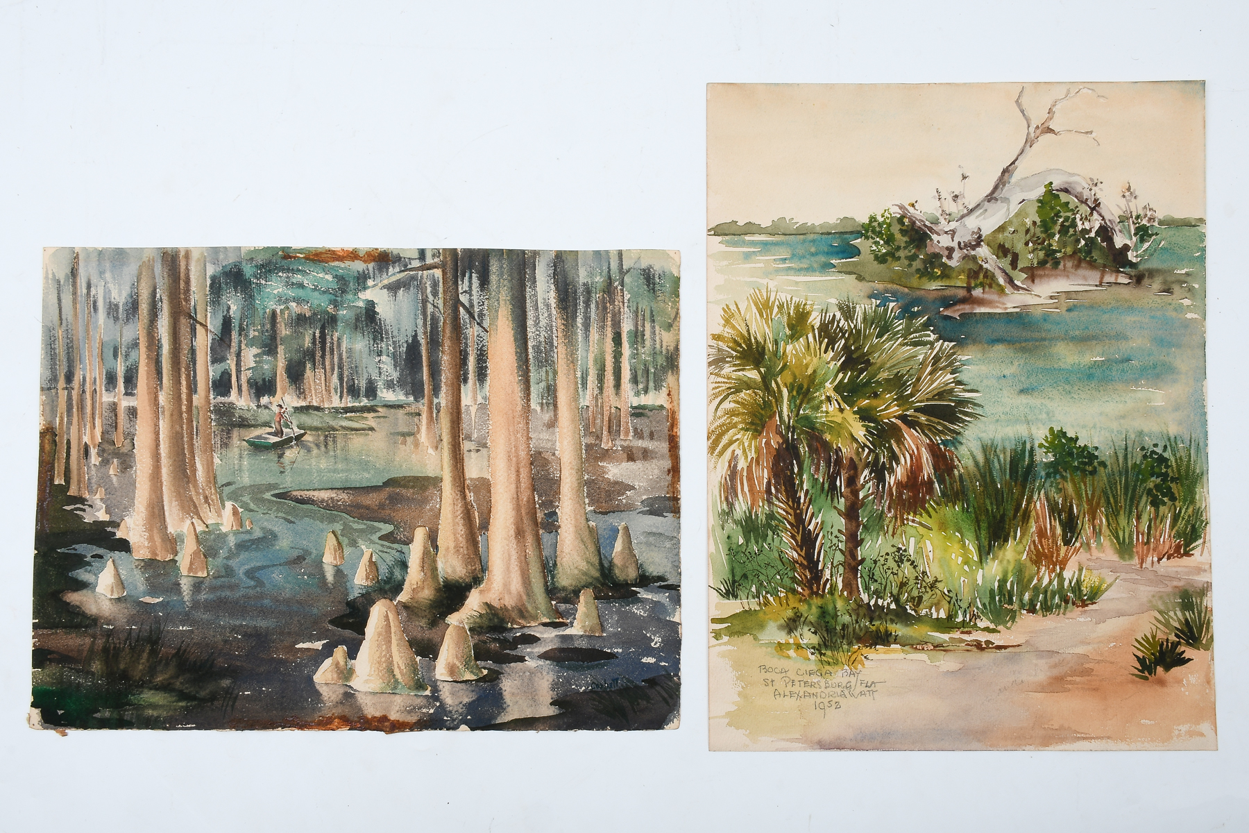 2PC. FLORIDA PAINTING LOT: 1)