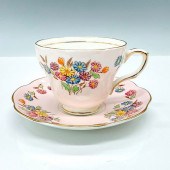 2PC FOLEY FINE BONE CHINA FLOR