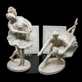 2PC FRANKLIN PORCELAIN THE ROY