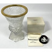 2pc French Crystal Lot. One VA
