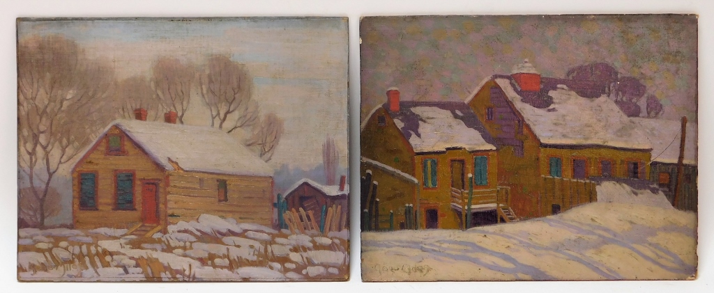 2PC GENE MILES IMPRESSIONIST WINTER