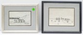 2pc George Ahgupuk Caribou Ink
