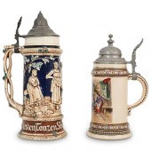 (2PC) GERMAN BEER STEIN COLLEC