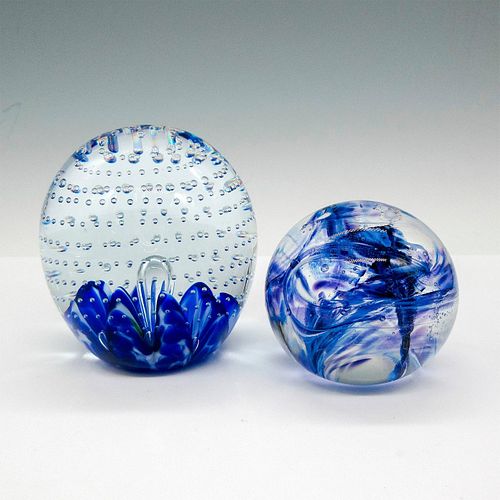 2PC GIBSON BULLICANTE GLASS