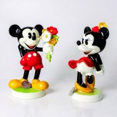 2PC GOEBEL DISNEY FIGURINES, M