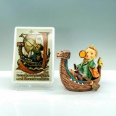2PC GOEBEL HUMMEL FIGURINE AND