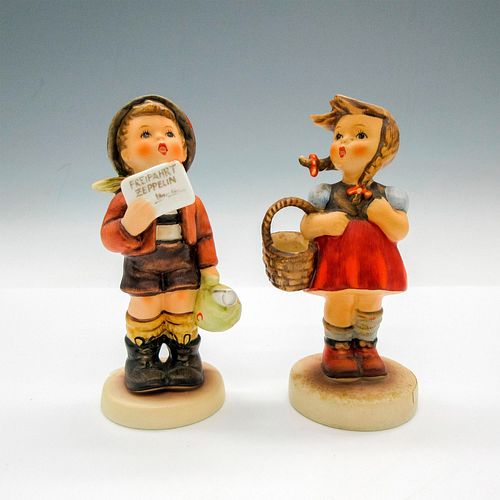 2PC GOEBEL HUMMEL FIGURINE, TO