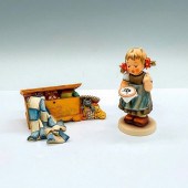 2PC GOEBEL HUMMEL PORCELAIN FI