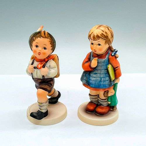 2PC GOEBEL HUMMEL PORCELAIN