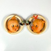 2PC GOEBEL HUMMEL WALL HANGING