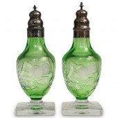 (2PC) GREEN SALT AND PEPPER "T
