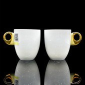 2PC GUZZINI FEELING MUGS, YELL