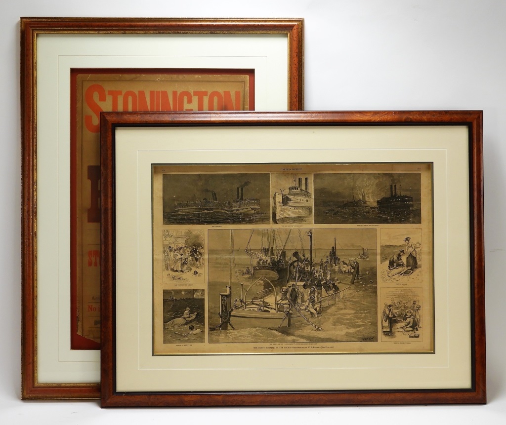 2PC HARPER'S WEEKLY & STONINGTON