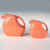 2PC HOMER LAUGHLIN PITCHERS, F