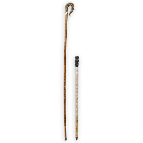 (2PC) HORN CARVED WALKING