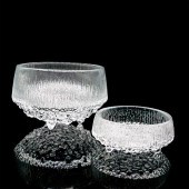 2PC IITTALA GLASS BOWLS, ULTIM