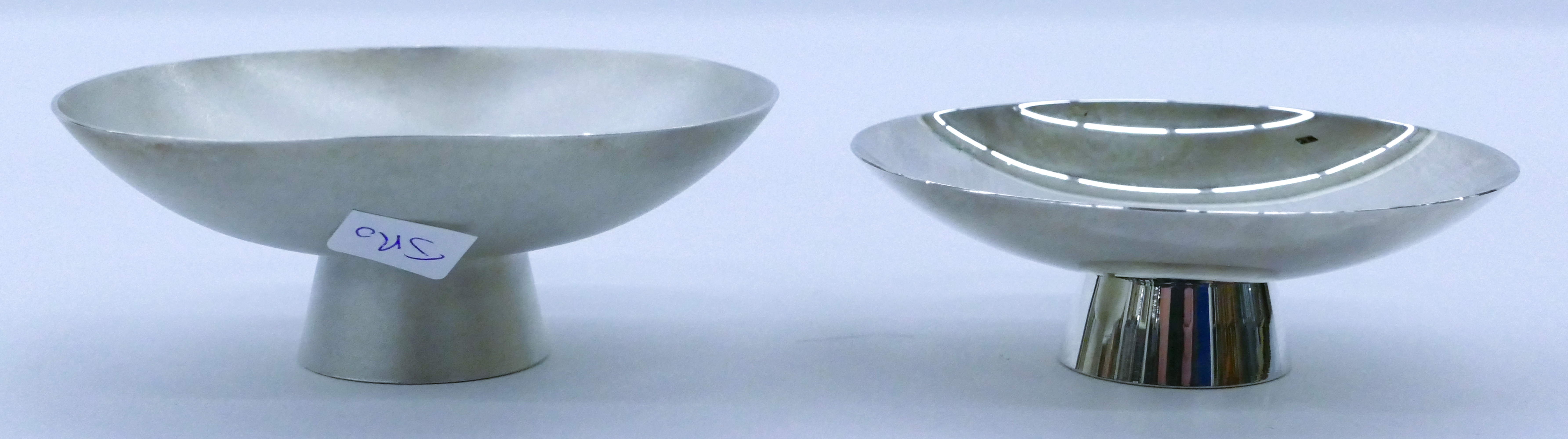 2pc Japanese Sterling Sake Cups