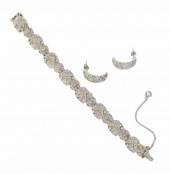 2PC JEWELRY GROUP: ART DECO ST