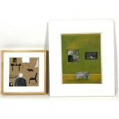2pc JOHN SELLECK Mixed Media M