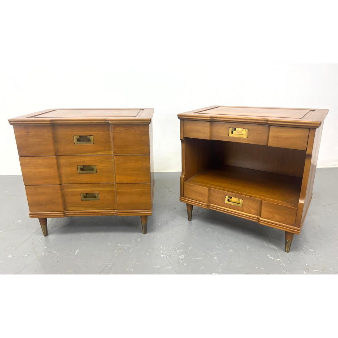 2pc JOHN WIDDICOMB Walnut Night