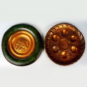 2PC JUDAICA ISRAELI COPPER PLA