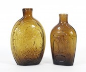 2PC KEENE EARLY PRESSED AMBER