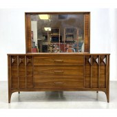 2pc KENT COFFEY Walnut Dresser