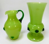 2PC KRALIK CHARTREUSE BOHEMIAN