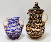 2PC KRALIK WAVE BOHEMIAN ART G