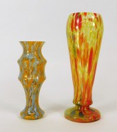 2PC KRALIK WELZ SPLATTER BOHEM