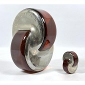 2pc Large Glass Factice Store