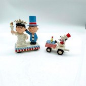 2PC LENOX FIGURINES, IT'S INDE