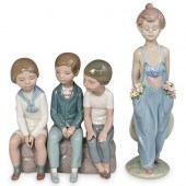 (2PC) LLADRO FIGURAL GROUPINGD