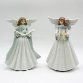 2PC LLADRO FIGURINES, TREE TOP