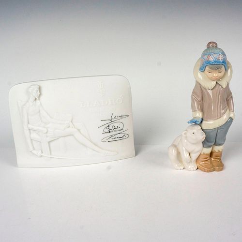 2PC LLADRO PORCELAIN FIGURINE +