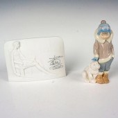 2PC LLADRO PORCELAIN FIGURINE
