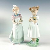 2PC LLADRO PORCELAIN FIGURINES