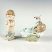 2PC LLADRO PORCELAIN FIGURINES