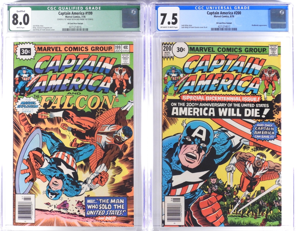 2PC MARVEL CAPTAIN AMERICA #199