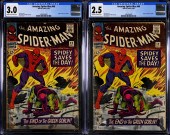 2PC MARVEL COMICS AMAZING SPID
