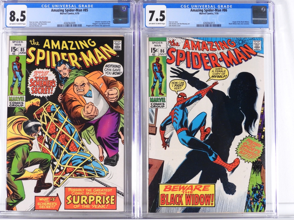 2PC MARVEL COMICS AMAZING