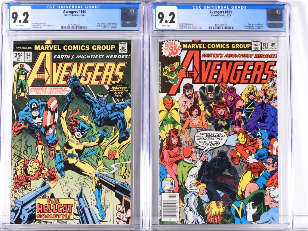 2PC MARVEL COMICS AVENGERS #144