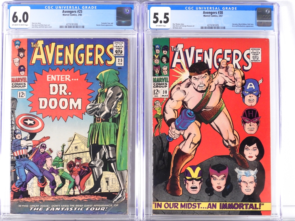 2PC MARVEL COMICS AVENGERS #25