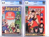 2PC MARVEL COMICS AVENGERS #25