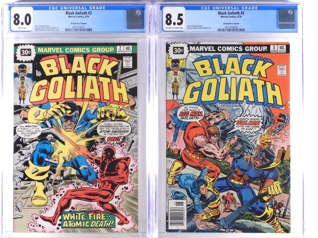 2PC MARVEL COMICS BLACK GOLIATH