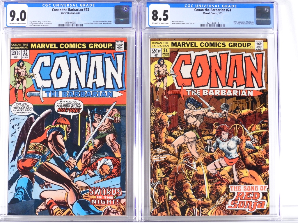 2PC MARVEL COMICS CONAN THE