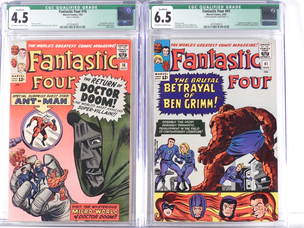 2PC MARVEL COMICS FANTASTIC FOUR