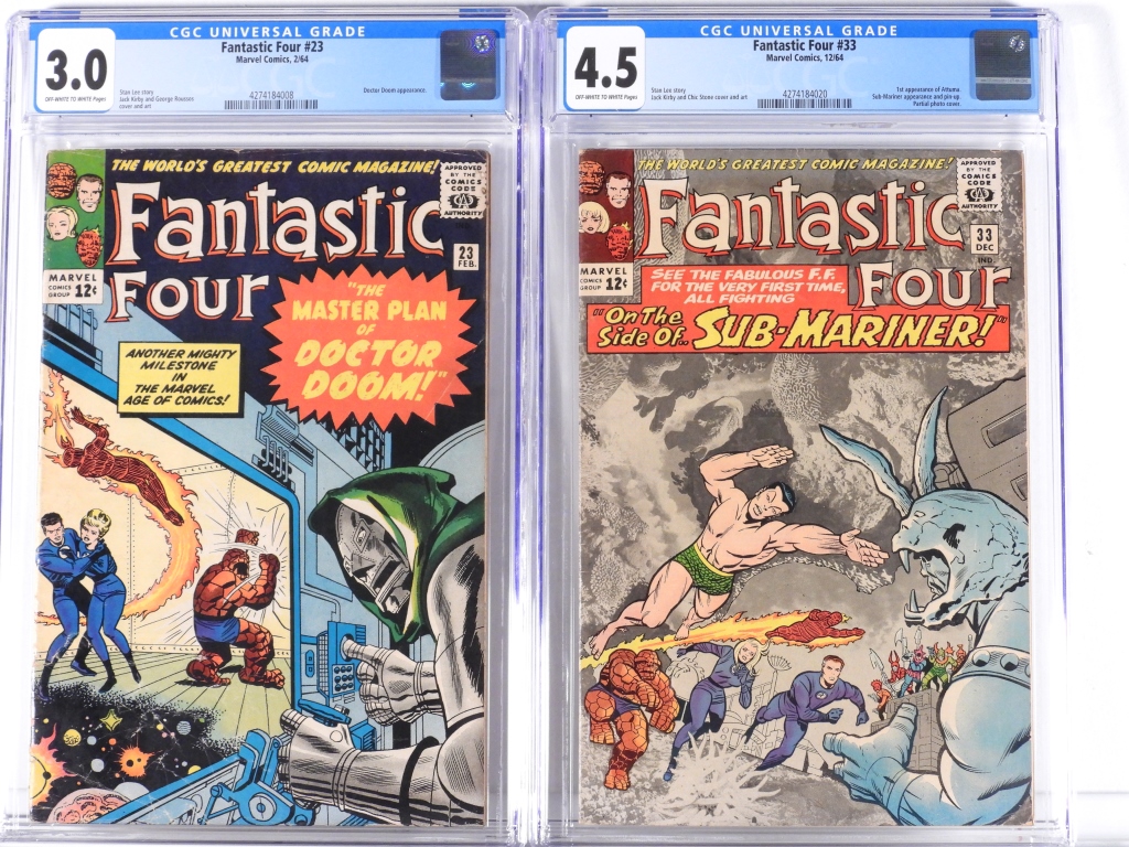 2PC MARVEL COMICS FANTASTIC FOUR