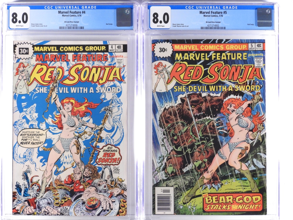 2PC MARVEL COMICS MARVEL FEATURE #4