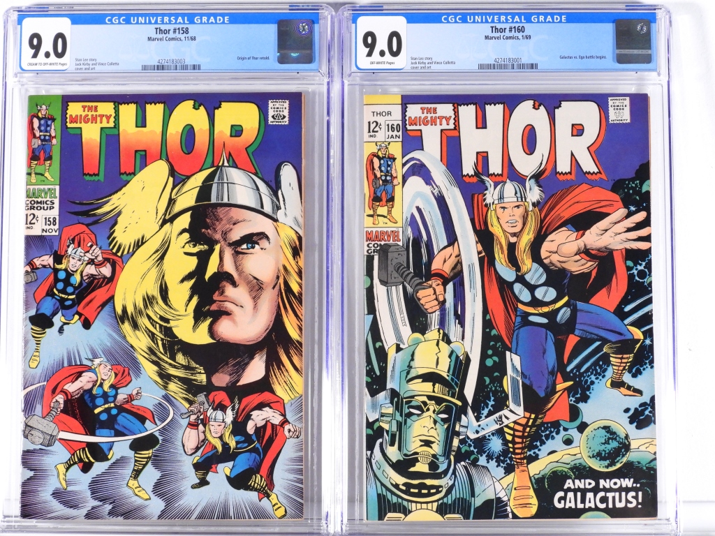 2PC MARVEL COMICS THOR #158 #160